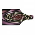 thumbnail image 1 of Spires Cutting Board, Rose Petals Curved Winds Around Fixed Center Point at Increasing Digital Design, Decorative Tempered Glass Cutting and Serving Board, Wine Bottle Shape, Multicolor, by Ambesonne, 1 of 1