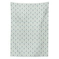 thumbnail image 3 of Ambesonne Anchor Tablecloth Rectangular Table Cover, Yachting Waves Stars, 60"x90", Beige Blue Pale Blue, 3 of 4