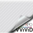 thumbnail image 1 of White Carbon Fiber Weatherproof Marine Grade Fabric Vinyl Sticker Faux Leather Finish Contact Paper Roll Decal Car Wrap VViViD, 1 of 1