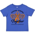 thumbnail image 3 of Inktastic Leukemia Awareness Staying Strong Together and Orange Ribbon Boys or Girls Toddler T-Shirt, 3 of 5