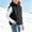 A311 Black, variant on Teen Girls Sleeveless Puffer Vest Zip Up Stand Collar Winter Warm Outerwear Coat with Chest Zipper Pocket Kids Lightweight Padded Fall Casual Gilet Jacket, Size 14-15