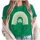 thumbnail image 1 of Camiseta de Manga Corta de Cuello Redondo Impresa de Primavera Superior de las Mujeres, Mezcla Ligera de Poliéster para Uso Diario Y de Fiesta Casual, 1 of 1