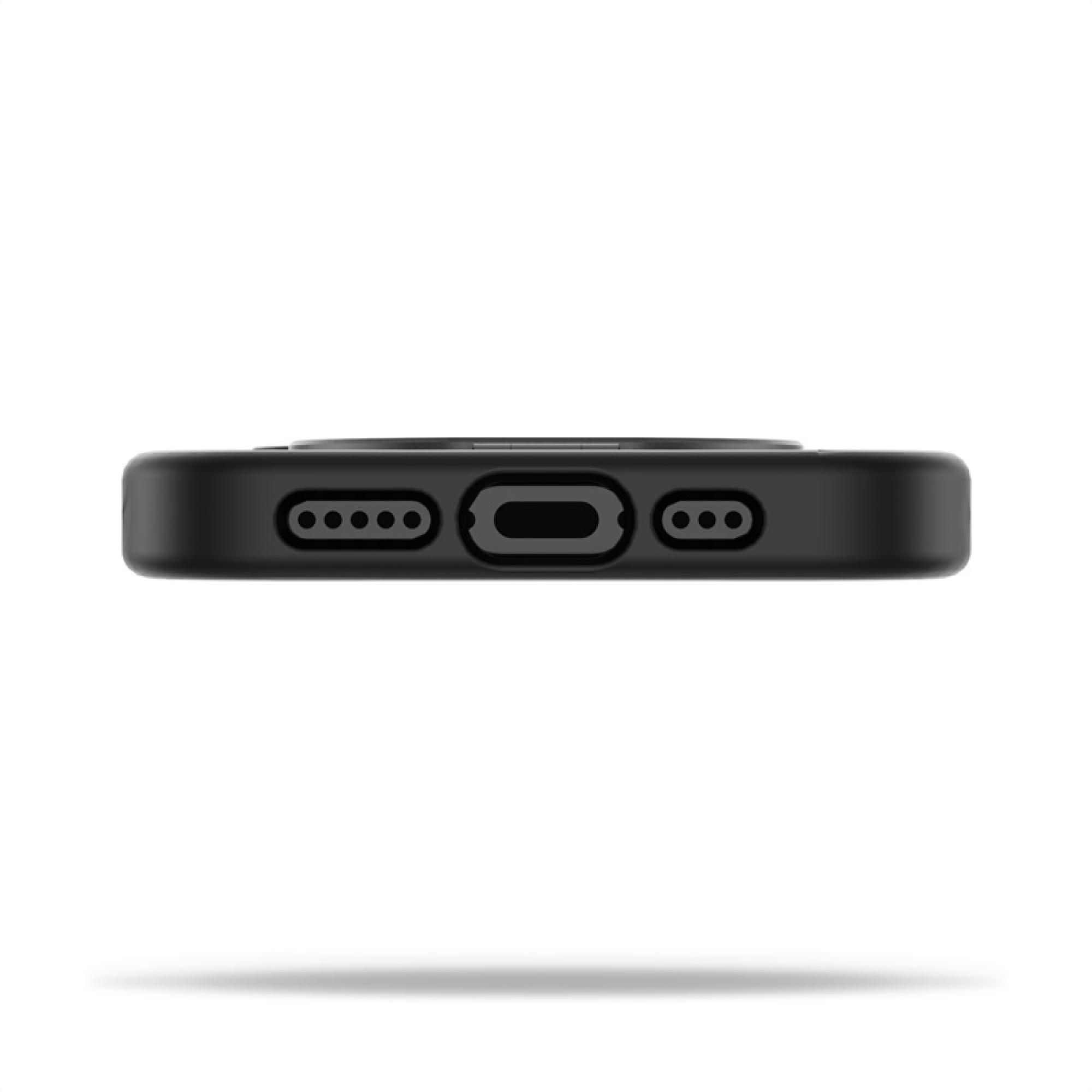 Lure Series 360° Ring Stand Case for iPhone 17 – Black Ultra-Slim Protective Cover with Built-in Kickstand & Magnetic Ring