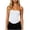 White, variant on Women's Black Bandeau Top, form-Fitting Corset Top, Solid Tube Top with Asymmetric Hem S-XL