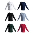 thumbnail image 4 of Playeras Manga Larga Suaves 6 Pack Algodón, 4 of 6