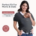 thumbnail image 4 of Momcozy Baby Wrap Carrier, Easy to Wear Infant Carrier, Lightweight Adjustable Hands Free Baby Carrier, for Newborn to Toddler 8-35 lbs, 4 of 8