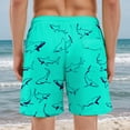thumbnail image 6 of KPOPLK Mens Swim Trunks with Mesh Liner 5" Quick Dry Swim Shorts Bathing Suits for Men Swimwear Board Shorts wiht Pockets(Mint Green,S), 6 of 9