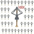 thumbnail image 1 of Kit d'Ancrage pour Cloison Sèche Auto-Perçante 50 Pcs - Ancrages Muraux Creux avec Vis, 1 of 9
