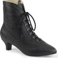 Pleaser Women's Fab1005/BPU Ankle Bootie - 2 Inch Heel Lace-Up Front Boot