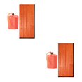 thumbnail image 3 of Youkk Sac de Couchage Extérieur Camping Randonnée Garde au Chaud Sac de Couchage Réfléchissant Pochette de Voyage Orange 2Set, 3 of 6