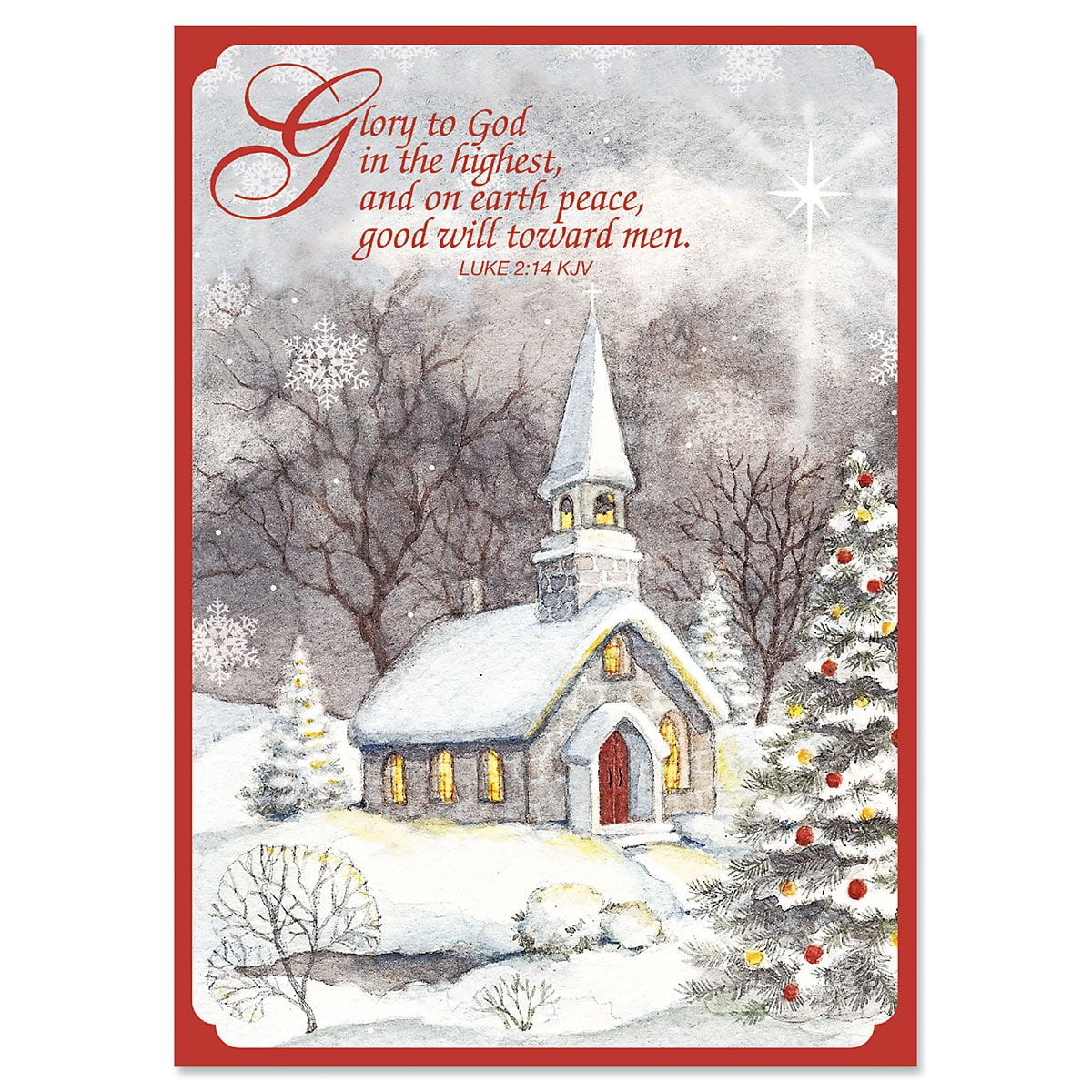 snowy-church-religious-christmas-cards-holiday-greetings-includes
