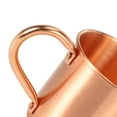 thumbnail image 4 of 3X Pure Copper Moscow Mule Mug Solid Smooth Without Inside Liner for Cocktail Coffee Beer Milk Water Cup Home Bar, 4 of 5