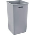thumbnail image 5 of Global Industrial Square Plastic Garbage Can, 55 Gallon, Gray, 5 of 5