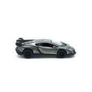 Kinsmart Lamborghini Veneno Diecast Model Toy Car, but NO Box, Lamborghini Veneno Silver, Size: 5