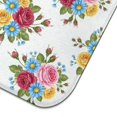 thumbnail image 5 of Pioneer Flower Floral Print Pattern Kitchen Dish Drying Mat 1 Pack, Ultra Absorbent Microfiber Drainer Mat, 16"x18", 5 of 6