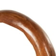 thumbnail image 4 of 12" x 12" Brown Teak Wood Handmade Round Abstract Sculpture, by DecMode, 4 of 9