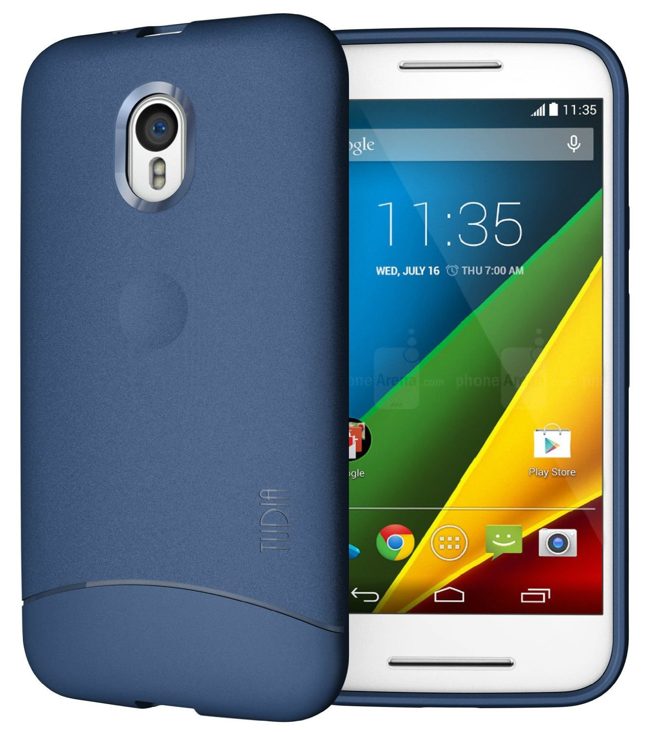 TUDIA Ultra Slim Full Matte ARCH TPU Case for Motorola Moto G 3 (3rd Gen 2015 Released) -