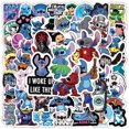 thumbnail image 2 of 50pcs Anime Cartoon Kawaii Stitch Kids Stickers, 2 of 4