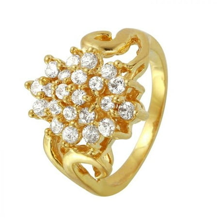 Foreli 10k Yellow Gold Ring With Cubic Zirconia