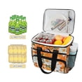 thumbnail image 2 of FORMRS Insulated Cooler Bag 24 Cans Capacity Soft Leakproof Lunch Box with Side Pockets, Sunny Floral, 2 of 7