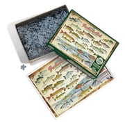 Cobble Hill 1000 Piece Puzzle: Freshwater Fish Of North America - Reference Poster Included, High Quality Jigsaw