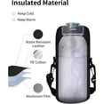thumbnail image 3 of Water Bottle Holder with Strap, 32/40oz Insulation Water Bottle Carrier Bag with Phone Pocket, Water Bottle Sling Bag Crossbody Water Bottle Holder for Hiking Walking, 3 of 5