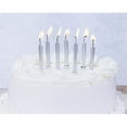 thumbnail image 1 of Biedermann &amp; Sons C1603S Silver Birthday Candle In Holder, 1 of 3
