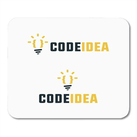 LADDKE Code Idea Simple Symbol for Programming Specialist Developer Coder Programmer Creative Studio Network Mousepad Mouse Pad Mouse Mat 9x10
