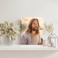 thumbnail image 4 of P&L Art Framed Canvas Wall Art - 20"x24" Elegant Soft Watercolor Jesus Portrait - Heartfelt Christian Faith Wall Decor for Home Faith Space Focal Point, 4 of 9
