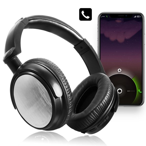 Wireless/ Wired Bluetooth Stereo Headset Over-Ear Headphone Earphone with Mic BETT