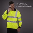 thumbnail image 4 of Camiseta Reflectante de Seguridad Ropa de Trabajo de Saneamiento de Construcción de Carreteras Irfora METRO, 4 of 6