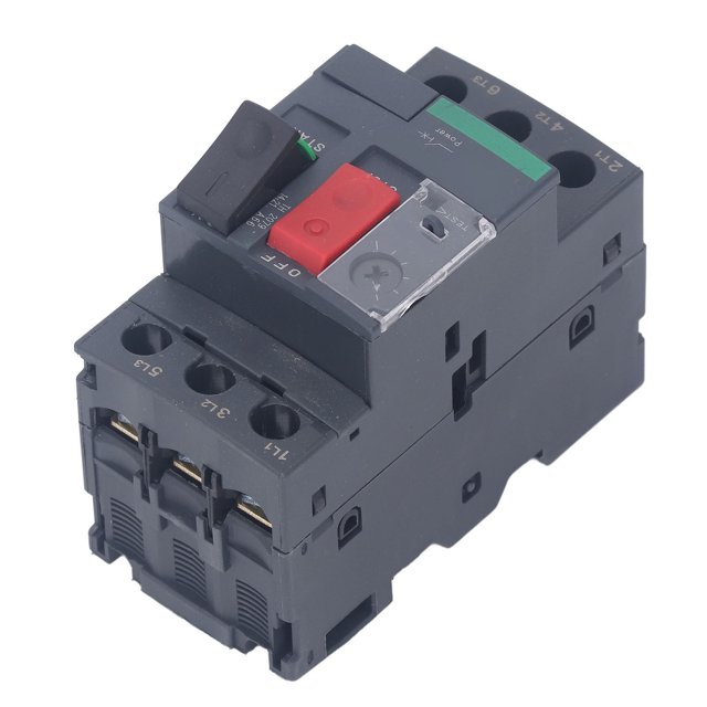Motor Circuit Breaker AC 690V 35mm Rail Mount Thermal Type Motor Overload Switch for Various Motor Applications