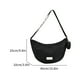 thumbnail image 4 of Bolso Bandolera Bolsa De Media Luna Para Mujer, Forma De Media Luna, Bolsa De Bola De Masa Para Niñas, Ligera Para Uso Diario Likrtyny Para Estrenar, 4 of 4