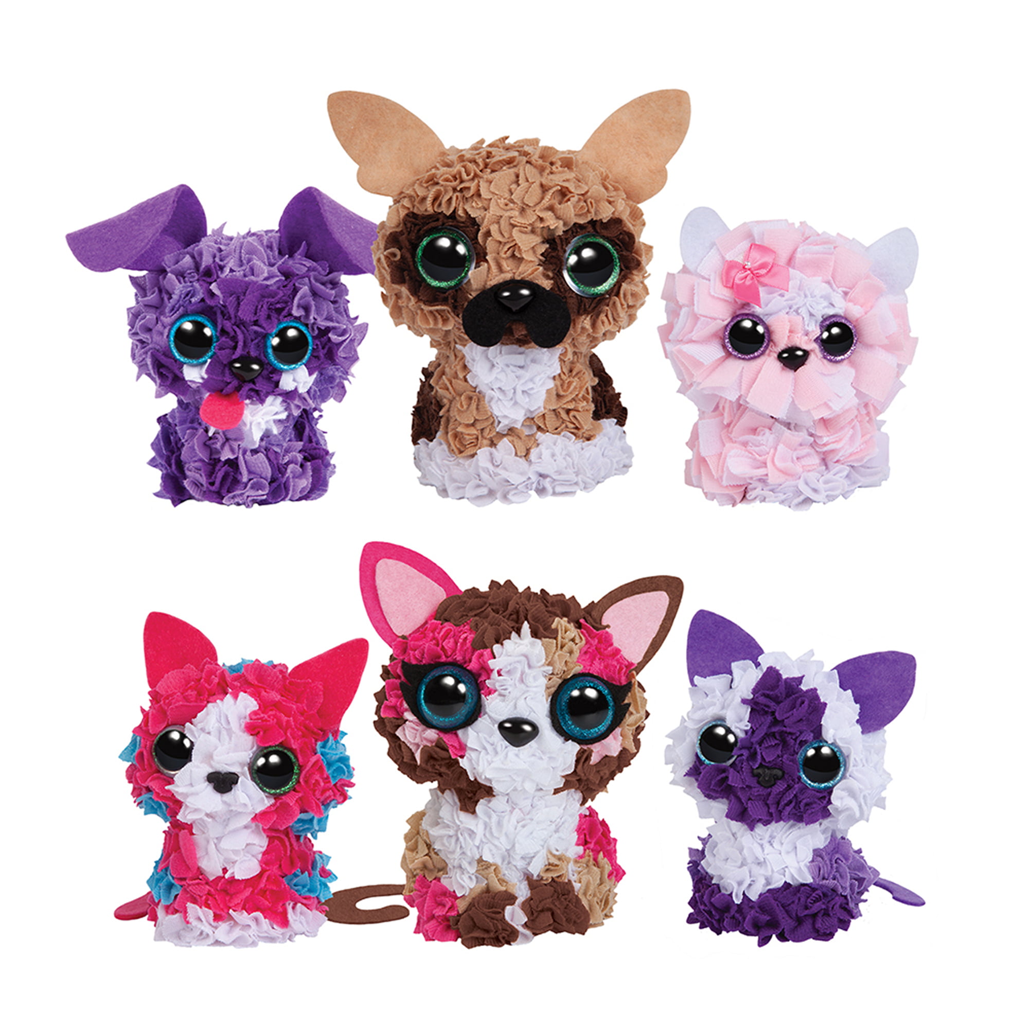 PlushCraft Puppies and Kittens 3D Pet Craft Kit (1875 Pieces