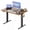 Rustic Brown, variant on CONCETTA Electric Height Adjustable Desk, 55"x24" Ergonomic Sit Stand Workstation, One-Touch Lift Home Office Desk, Oak