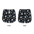 thumbnail image 5 of Lsque Daisies Flowers Printed Women's Running Shorts with Liner Pockets,Elastic Quick Dry Workout Athletic Gym Yoga Shorts,Womens High Waist Shorts-XX-Large, 5 of 9