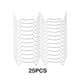 thumbnail image 5 of Injueey Accesorios duraderos de acero inoxidable para invernadero, 25 uds., para protección duradera, Clips E para invernadero Jardín y Patio Blanco Paquete de 25 clavos W., 5 of 6