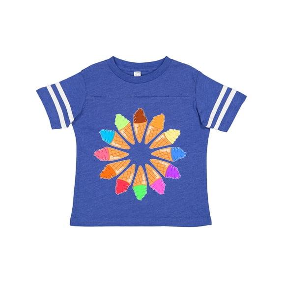 Inktastic Ice Cream Cone Starburst Boys or Girls Toddler T-Shirt