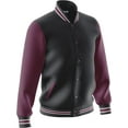 thumbnail image 2 of DECKRA Men's Fashion Varsity Jacket Casual Regular Fit Letterman Baseball Bomber Jackets Fleece, 2 of 5