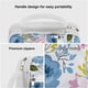 thumbnail image 4 of Funda para Biblia de 30,5 x 22 cm (12 x 8,7 pulgadas), diseño floral, con asa y bolsillo con cremallera., 4 of 7