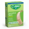 Curad Sensitive Skin Bandages, Tan, 30 Ct