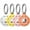 Pink/orange/yellow/transparent, variant on Wanme airtag case Compatible with AirTag Holder Silicone AirTag Keychain 4 Pack AirTag Case Key Ring for Kids, Wallet, Luggage, Pet Dog Cat Collar Necklace