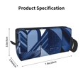thumbnail image 2 of Portable Storage Bag 7.9×3.5×2.4in Simple Design Convenient Storage And Finishing Bag Light Body Can Be Used As A Cosmetic Bag Storage Bag Midnightblue Geometric Patterns_4, 2 of 8