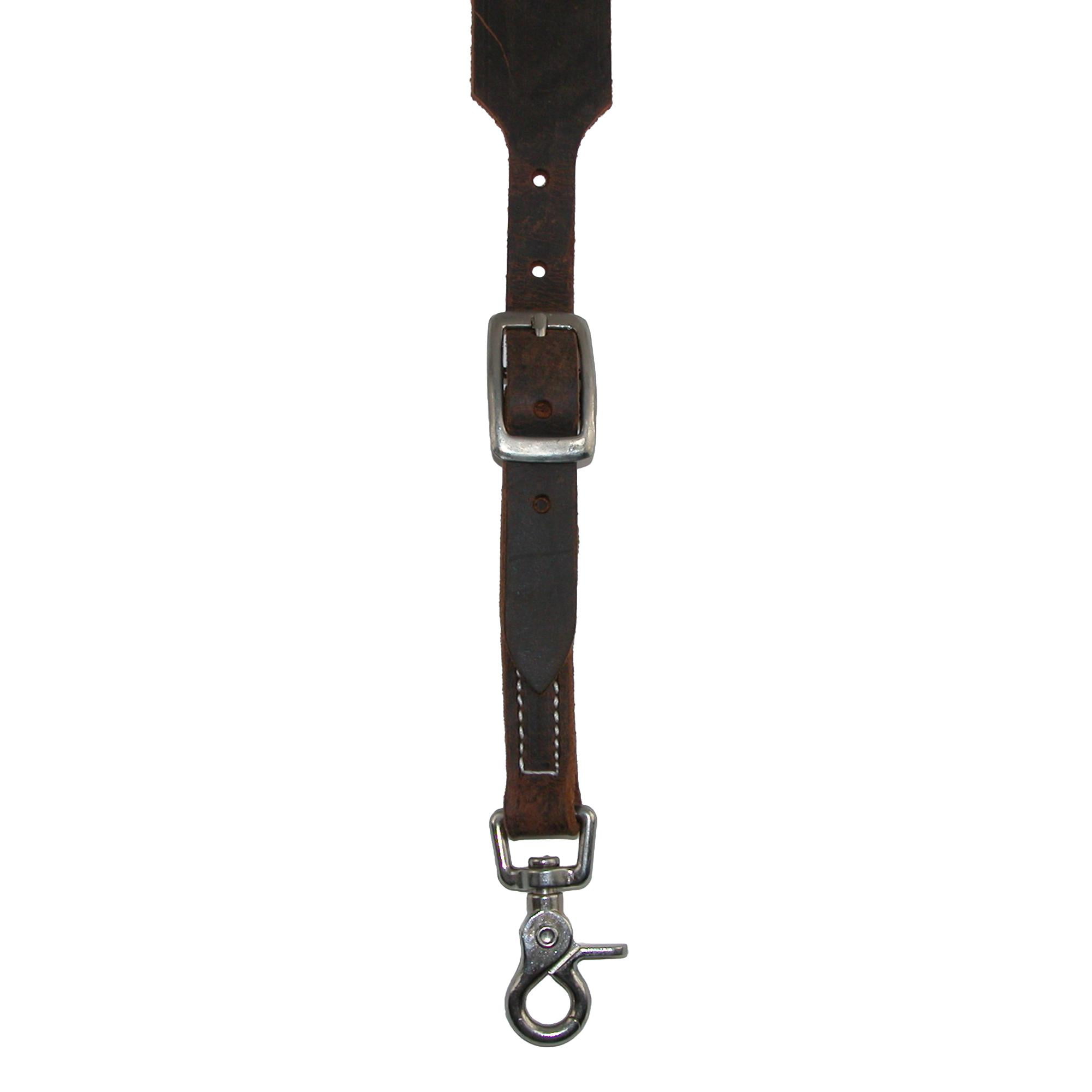 New 3 D Belt Company Men/'s Leather Distressed Suspender with Metal Swivel Hook