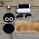 thumbnail image 2 of ColoMX Faux Fur Strip Material de tela de piel peluda artificial para barba gnomo de vestuario, 2 of 8