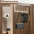 thumbnail image 2 of Over The Door Hooks,BUSATIA Door Hanger Hooks for Hanging, Over The Door Towel Racks for Bathroom with 14 Coat Hooks, Over The Door Hanger for Coats and Towels, White, 2 of 6