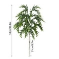 thumbnail image 2 of Artificial Christmas Green Plant Timothy Grass Sheaf - Lifelike, Waterproof & Sunproof Decorative Greenery for Outdoor Porches Gardens Terraces & Landscape Enhancements, 2 of 5