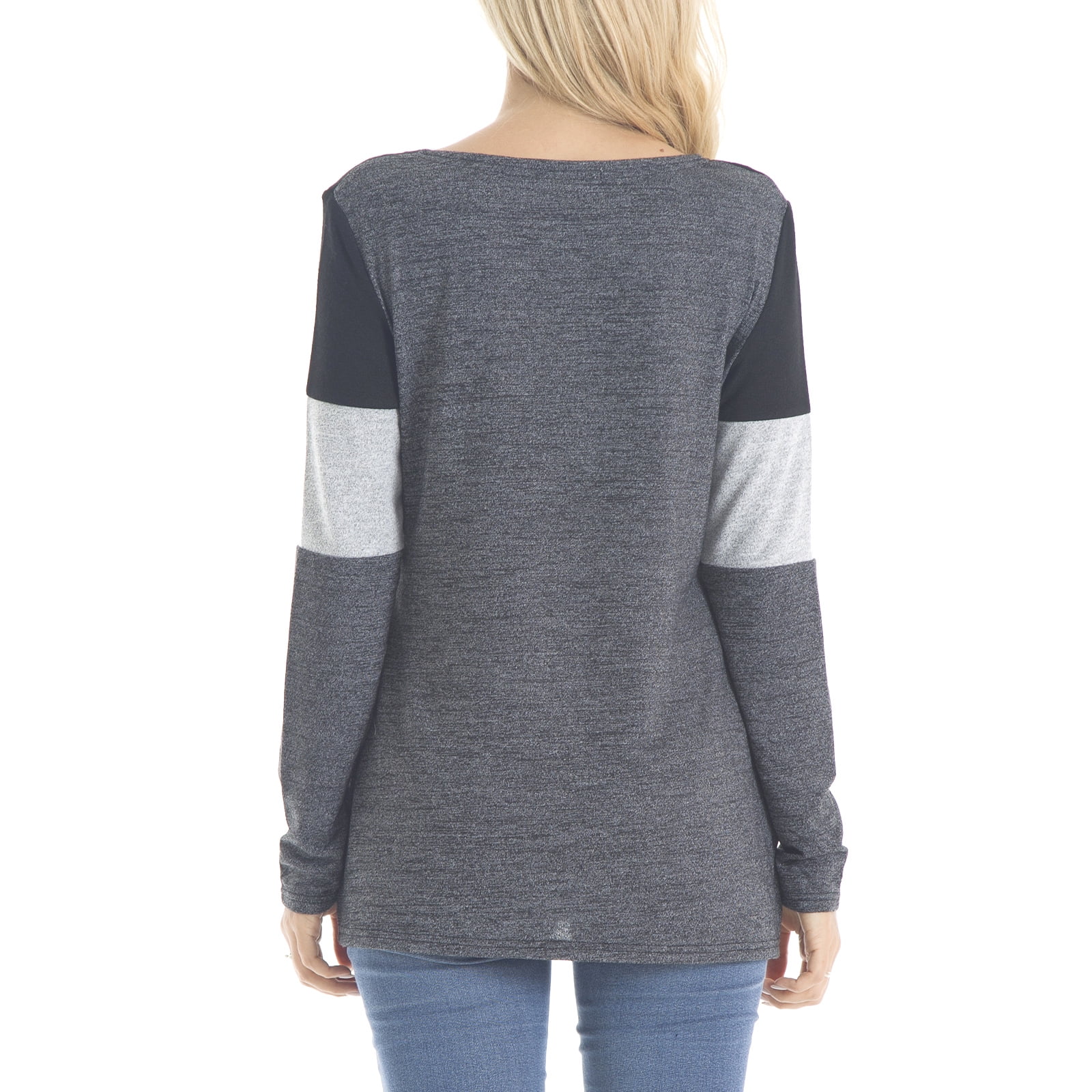 Bearsland Female Long Sleeve Maternity Nursing Top Breastfeeding Shirts 3-Pack