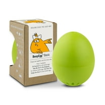 Brainstream BeepEgg Singing and Floating Egg Timer for Boiled Eggs, Green