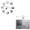 thumbnail image 4 of Lámpara Pared Led Para Espejo De Baño Moderna Luz Blanca 30 cm, 4 of 4